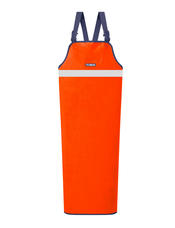 Ollyskins 9290 Vibe PVC X-Brace Apron, Orange