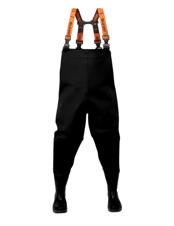 Ollyskins 2958 PVC Industrial Chest Wader, S5 Safety Wellington