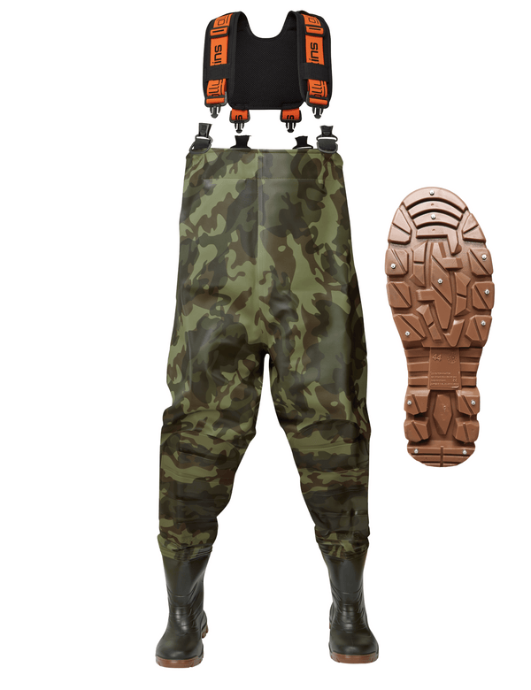 Ollyskins 2755 XT700 STUDDED PVC Sea Angling Chest Wader