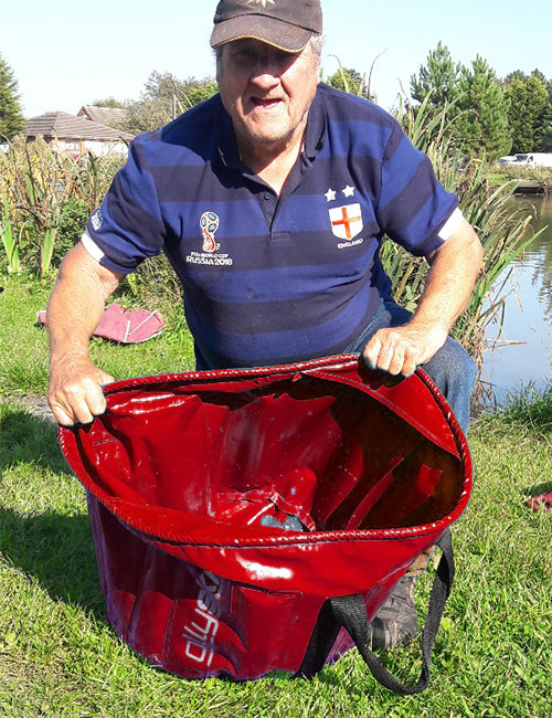 Ollyskins 5100 Fishing Weigh Bucket, Red