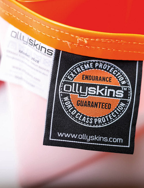 Ollyskins 2628 Hi-Vis Wader Safety Thigh, HV Orange