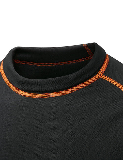 Collar in rolled down position