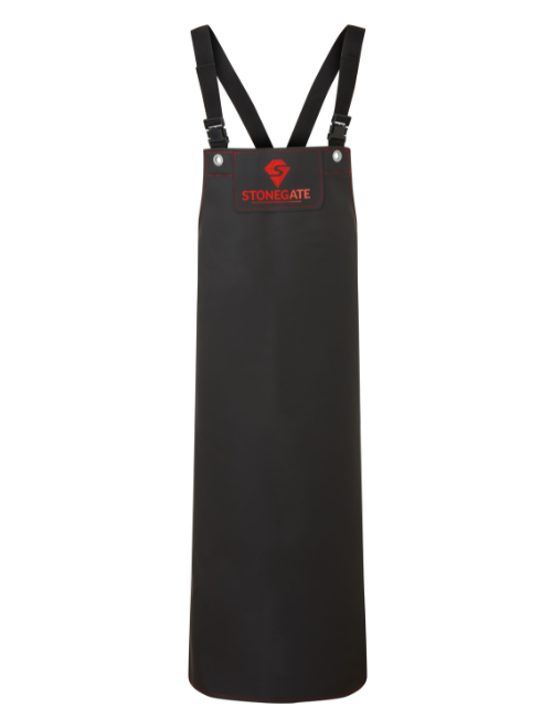 Ollyskins 9270 PVC X-Brace Apron, Black