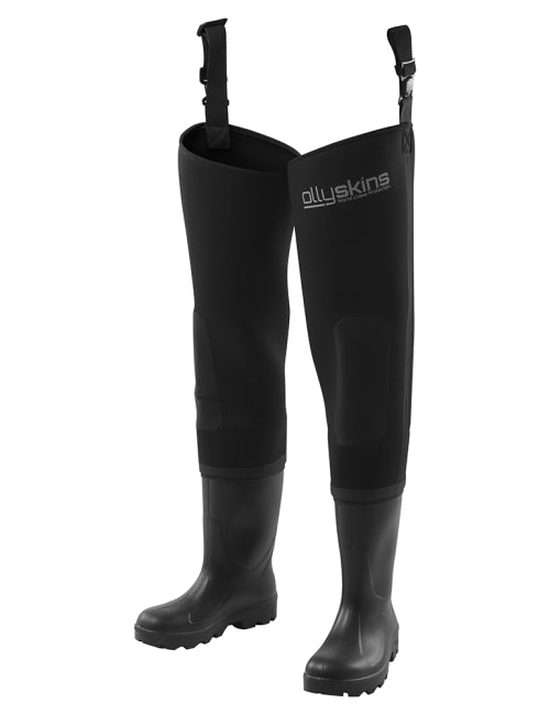 Black Neoprene Thigh Wader